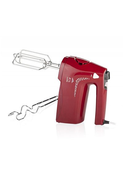 ETA Hand Mixer Cuore 0089 Red, 350 W, 4 Speeds, Turbo, 2 Beaters, 2 Hooks