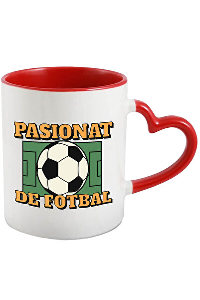 StoryGift Romania Cana Minge de fotbal teren verde text PASIONAT DE FOTBAL, 3...