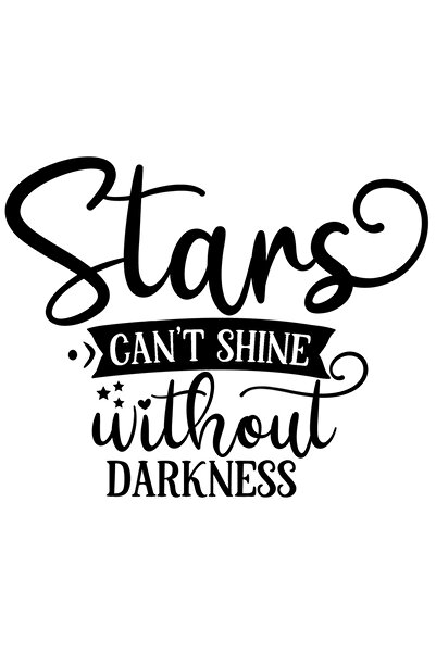 StoryGift Romania Sticker Autocolant 30CM Exterior cu textul "Stelele nu pot ...