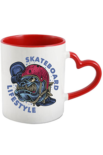 StoryGift Romania Cana Cu Mesaj In Engleza Skateboard Lifestyle, Skate, Casca...