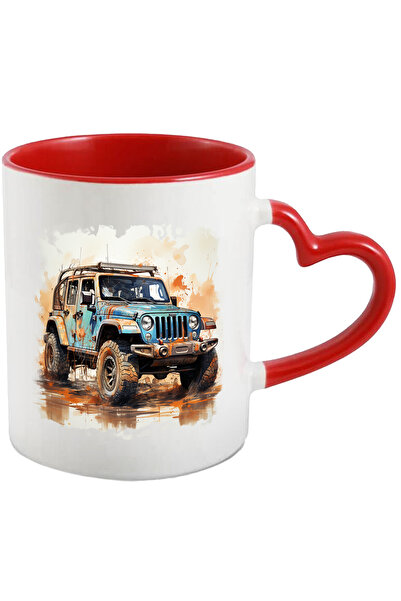 StoryGift Romania Cana Cu Masina, Jeep, Roti, Stropi Vopsea, Apa, Ploaie, Mul...