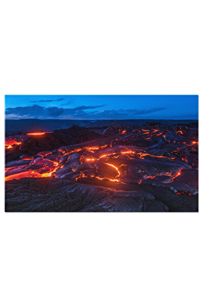 StoryGift Romania Tablou Canvas: Eruptie Vulcanica - Lava, Magma, Foc, Eruptie