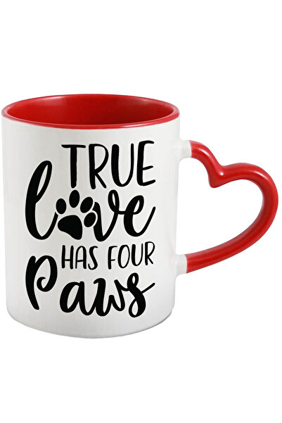 StoryGift Romania Cana cu mesajul "True love has four paws" - iubirea adevara...