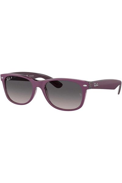 Ray-Ban Women's Polarized Sunglasses Ray-Ban RB2132 6606/M3 52, Plastic, Purple, 52 mm