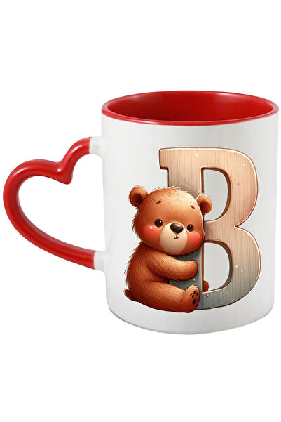 StoryGift Romania Cana cu un ursulet cu litera "B", ilustratie, pentru copii,...