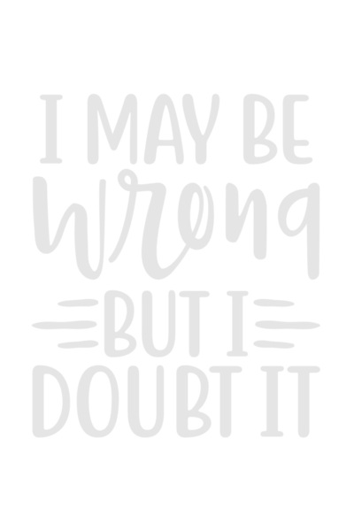 StoryGift Romania Sticker Exterior Cu Textul "m-as Putea Insela, Dar Ma Indoi...