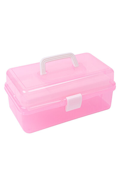 SensoPRO Milano Cutie de manichiură SensoPRO roz, compartimentată, cu două se...