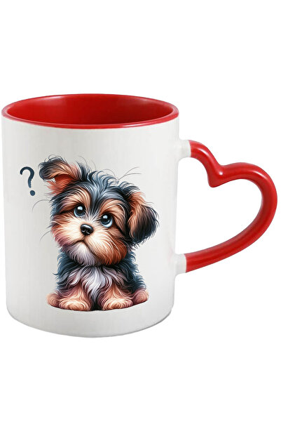 StoryGift Romania Cana cu un catelus blanos de talie mica | ilustratie | mira...