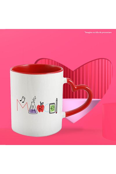 StoryGift Romania Mug With The Name Marcel, And Funny Message, Curious, Sociable, Galagio, 330ml, Ceram, With,STG