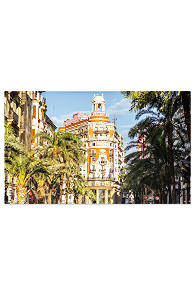 StoryGift Romania Tablou Canvas Finante Si Arhitectura In Valencia, Banca, Fi...