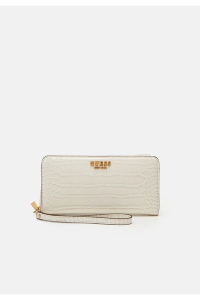 Guess Large Women's Wallet Laurel (CX) Slg Swcx85 00460 Ecru