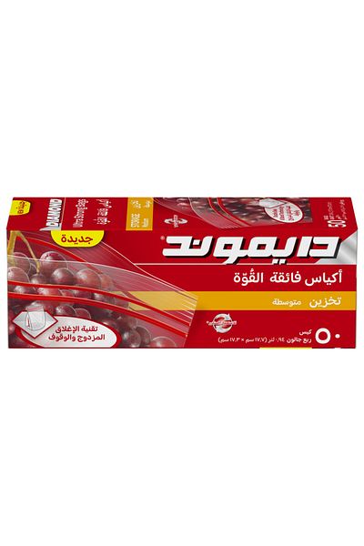 DIAMOND سحاب ب تخزين متوسط 50 قطعة