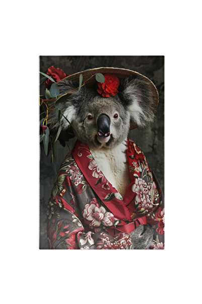 StoryGift Romania Tablou Canvas Influențe Asiatice În Portretul Ursului Koala...