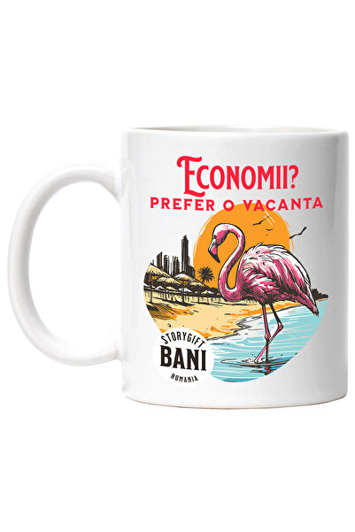 StoryGift Romania Cana falmingo roz pe plaja Economii prefer vacanta iubitori...