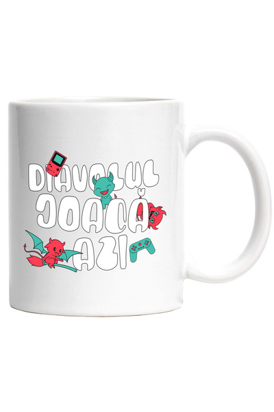 StoryGift Romania Cana Diavolul Joacs Azi Iubitorii De Jocuri Video, 330ml, C...