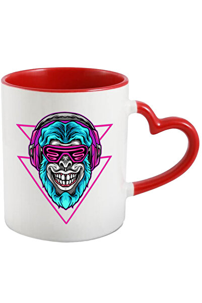 StoryGift Romania Cana Cu Cap De Gorila, Ochelari, Casti, Geometric, Techno, ...