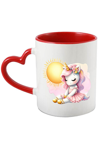 StoryGift Romania Cana cu un unicorn, ilustratie, soare, emotionat, floricele...