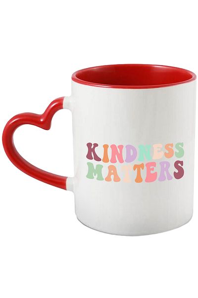 StoryGift Romania Mug with a message in English about kindness "Kindness matters" - kindness co, Cu,STG.