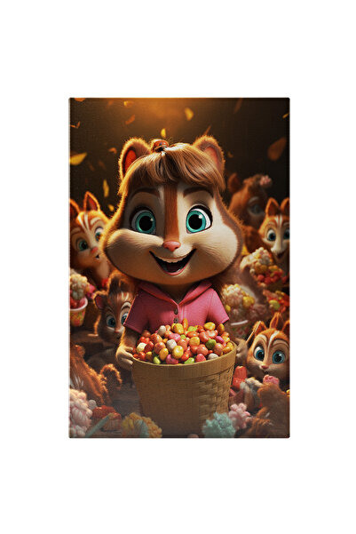 StoryGift Romania Tablou Canvas: Gradinita De Veverite, Educatoarea Si Micile...