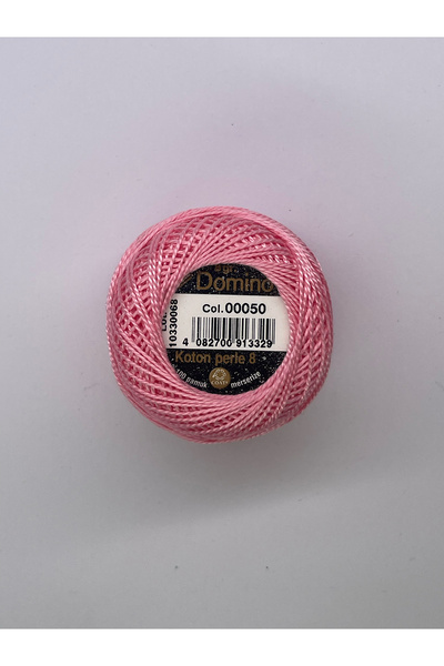 domino Κοτόν Περλέ Νο 8 Κλωστή Κεντήματος