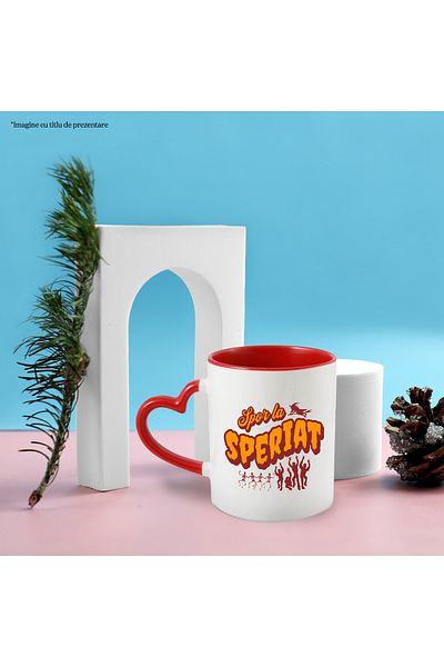 StoryGift Romania H4ALLowen Horror Skeleton Scary Mug, 330ml, Ceramic with Heart Handle, With, STG