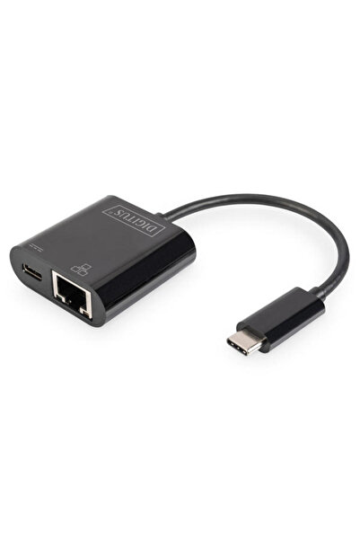Generic Brand Προσαρμογέας Ethernet USB-C Gigabit Μαύρο