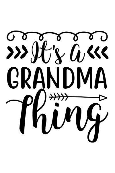 StoryGift Romania Sticker Exterior cu mesajul "It's a grandma thing" - este o...