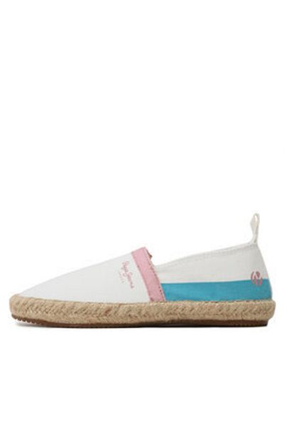 Pepe Jeans girls' espadrilles PGS10171 white