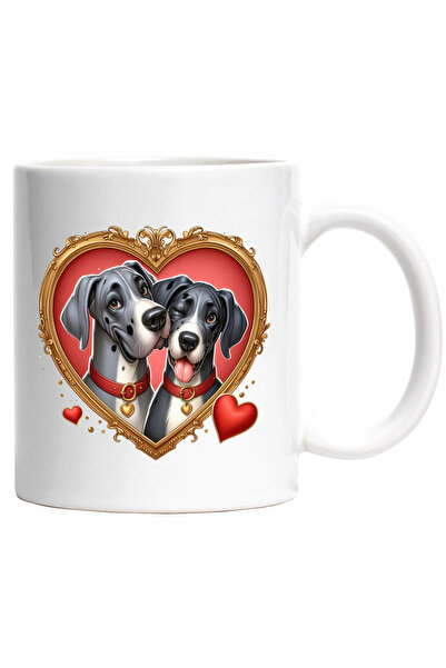 StoryGift Romania Cana cu o catelusa si un caine | ilustratie | cadru in form...