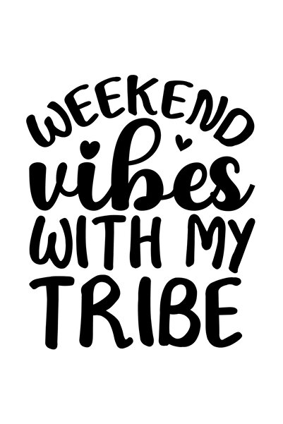 StoryGift Romania Sticker Exterior cu inimioare si textul "Weekend vibes with...