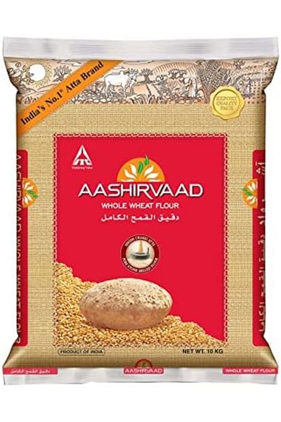 AASHIRVAAD Whole Wheat Flour Shudh Chakki Atta 10kg
