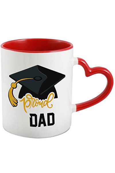 StoryGift Romania Cana cu Mesajul in Engleza Proud Dad, Toca de Absolvire, Ta...