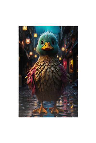 StoryGift Romania Tablou Canvas: Jocul De Culori Al Raței În Intimitatea Noct...