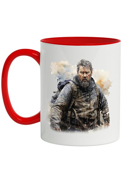 StoryGift Romania Mug With Frank, The Last Of Us, Post-apocalyptic, SF, Multicolor 330 ml, Ceramic, With,STG