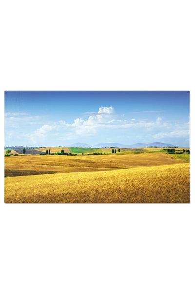 StoryGift Romania Tablou Canvas Panorama De La Tara Toscana, Dealuri, Peisaj,...