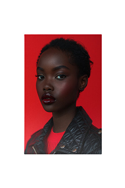 StoryGift Romania Tablou Canvas Fata De Culoare Cu Păr Scurt Un Stil Actual Și Modern Fashion Urban , Pictura Dig