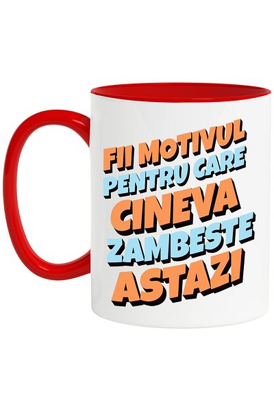 StoryGift Romania Motivational Message Mug In Romanian Text Be The Motivator For Someone, With, STG