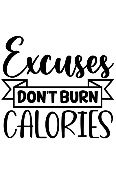 StoryGift Romania Sticker Adeziv 90CM Exterior cu text in engleza "Excuses do...