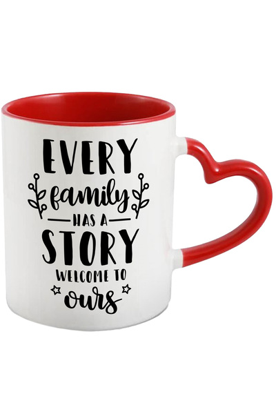 StoryGift Romania Cana cu mesaj din care reiese ca orice familie are o povest...