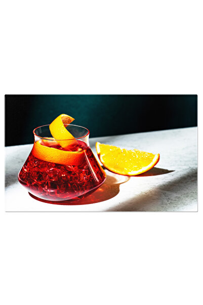 StoryGift Romania Tablou pânză 40 x 25CM - Vermouth Cocktail Delight, Icy Cam...