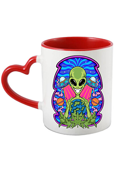 StoryGift Romania Cana Cu Extraterestru, Spatiu, Planete, Nava Spatiala, Hipp...