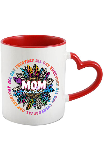 StoryGift Romania Cana cu mesajul "Mom Mode - All Day Everyday", ilustratie, ...