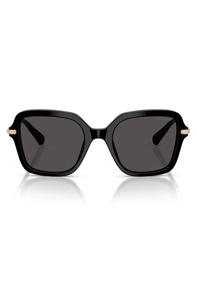 Swarovski Ochelari de soare pentru femei Swarovski SK6040 100187 50, Plastic, Negru, 50 mm