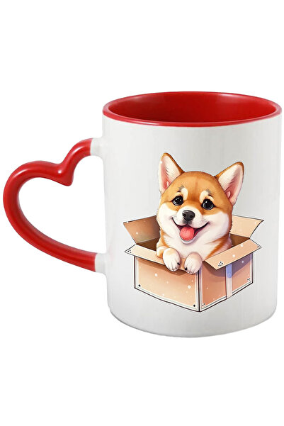 StoryGift Romania Cana cu un catel Chow Chow care iese dintr-o cutie | cumpar...