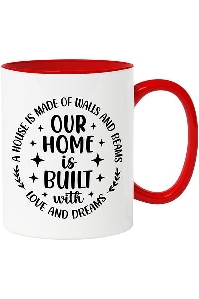 StoryGift Romania The mug for those who believe that a house is built with love and dreams with, With, STG.