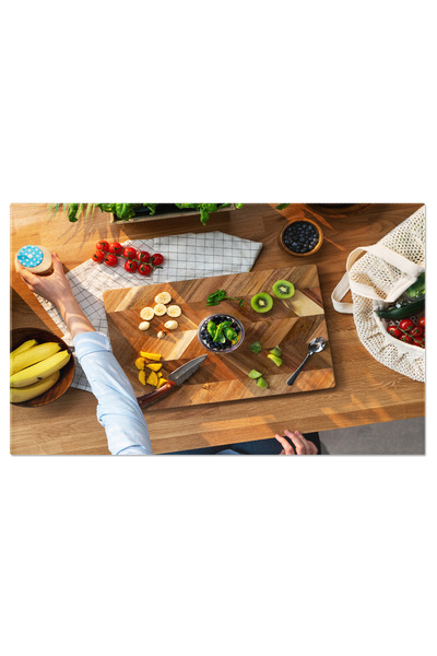 StoryGift Romania Tablou Canvas O Masa Sanatoasa Cu Produse Vegane