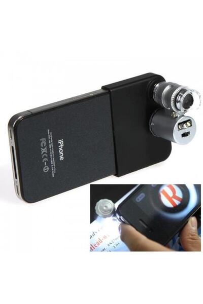OEM Portable Microscope Cover Lens with Led for iPhone 5