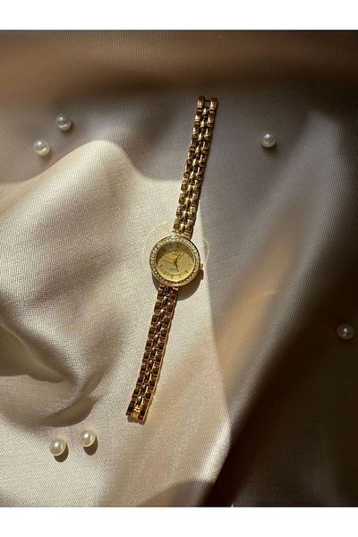 rubsey Retro Large Dial Straw Cord Vintage Women's Wristwatch