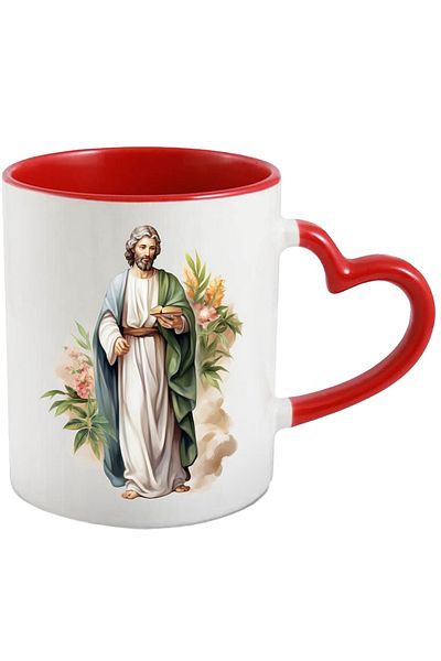 StoryGift Romania Cup with Jesus Christ | holding a book in his hand | illustration | Christian teaching, With,STG