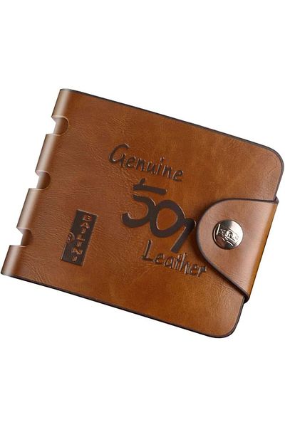 fulina Men Bill Wallet, PU Leather Credit Card Photo Holder Bifold Billfold,durable